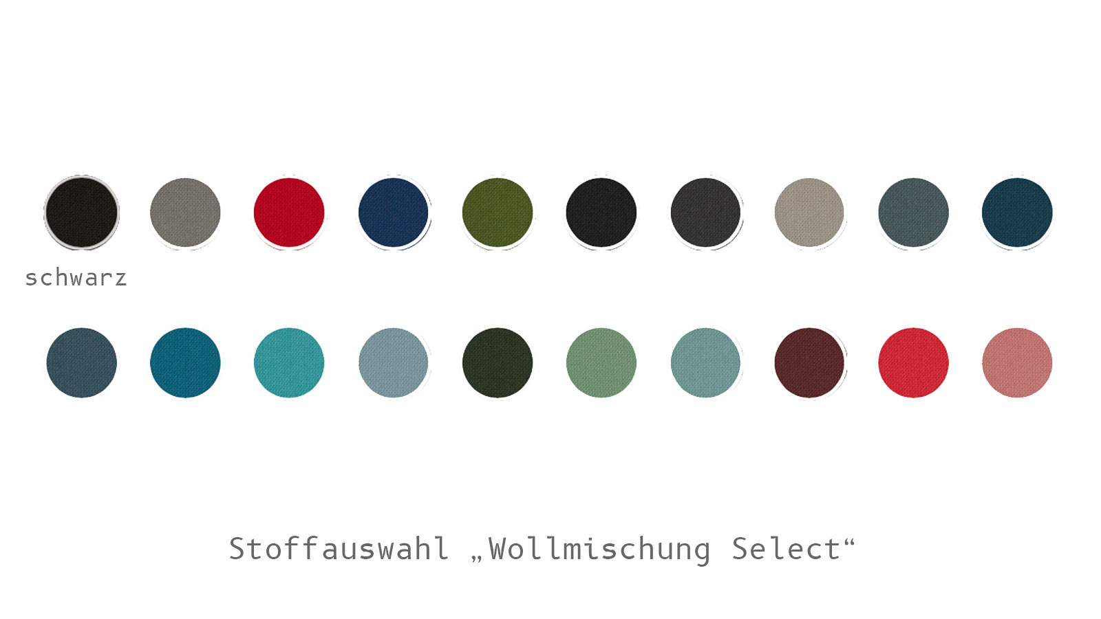 Stoffauswahl "Wollmischung Select"