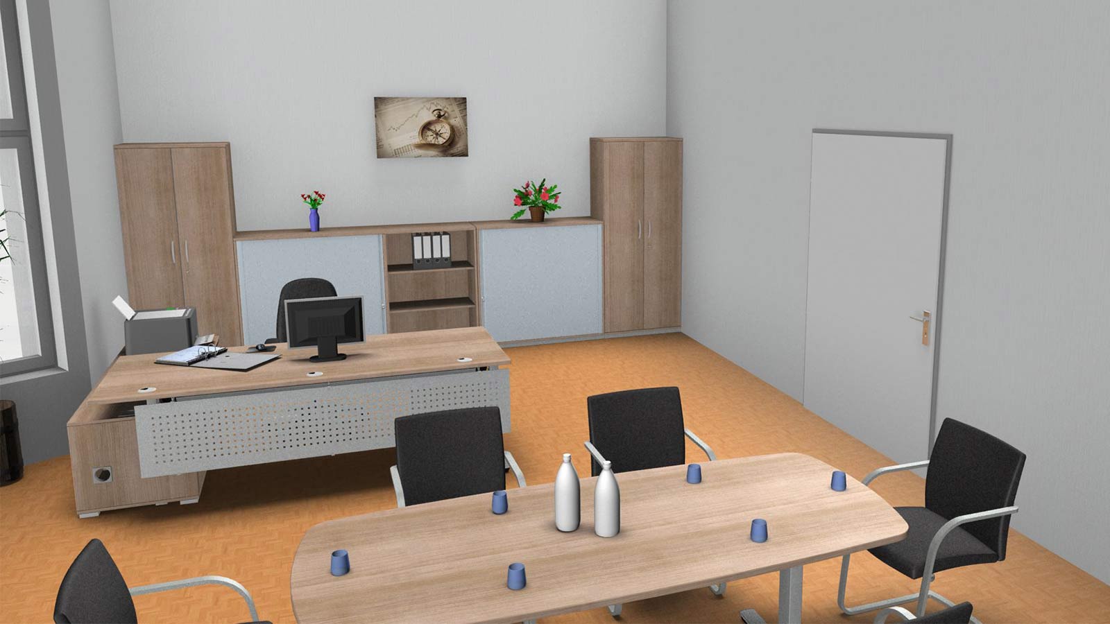 3D-Planung Chefzimmer