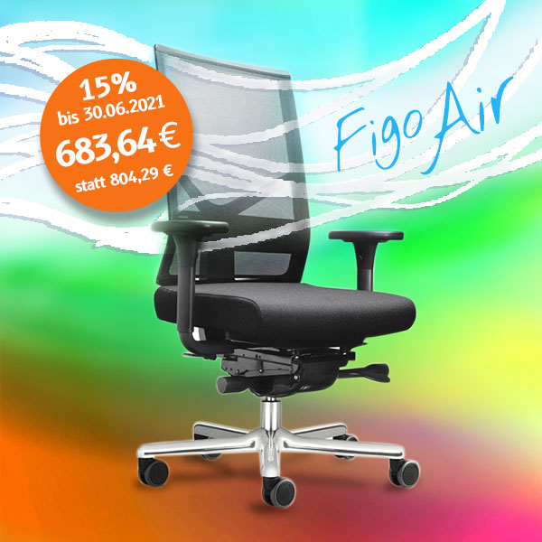 Hohe Atmungsaktivität & dynamisches Sitzen – mit dem Figo Air Bürostuhl