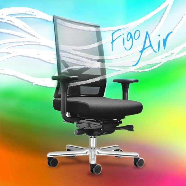Bürostuhl Figo Air Luftigkeit