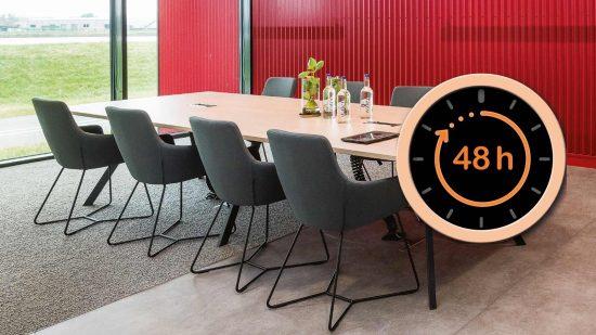Kachel 48 h Lieferprogramm Huislijn Bridge Tisch DeBerenn Hendrix Stühle