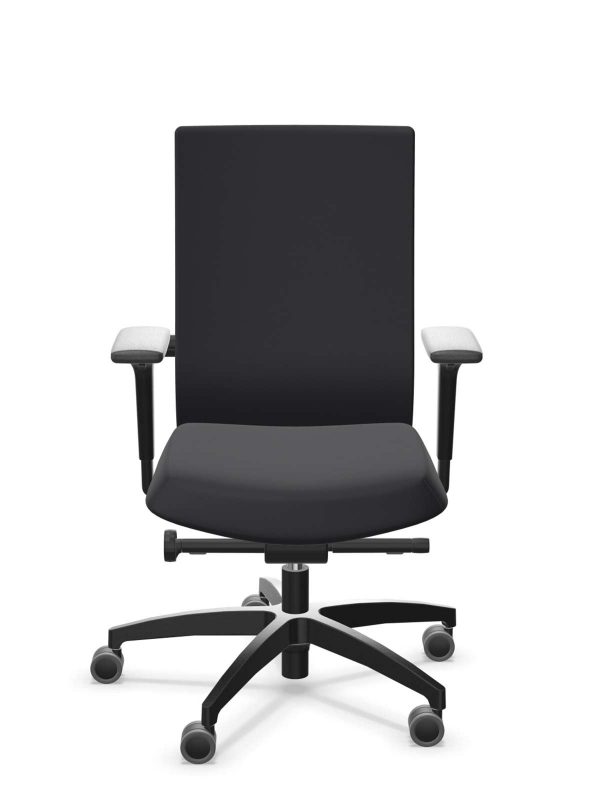 Bürostuhl Bochum mit Polster-Rückenlehne – ergonomischer Schreibtischstuhl – perfekt fürs Homeoffice und Büro