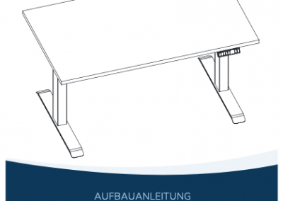 Aufbau-Anleitung des elektromotorisch höhenverstellbaren Sitz-Steh-Tisches ERGO flex ONE