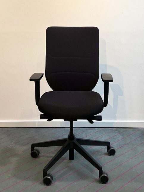 ergonomischer Bürostuhl schwarz Schnäppchen 53