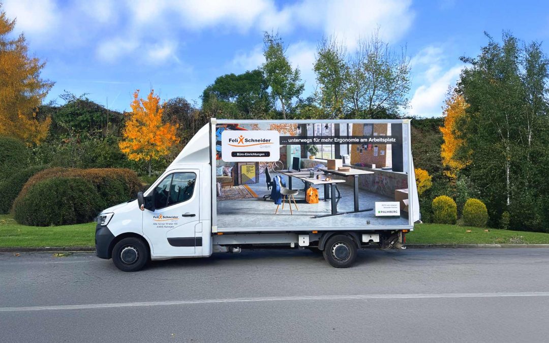 Unterwegs für mehr Ergonomie am Arbeitplatz