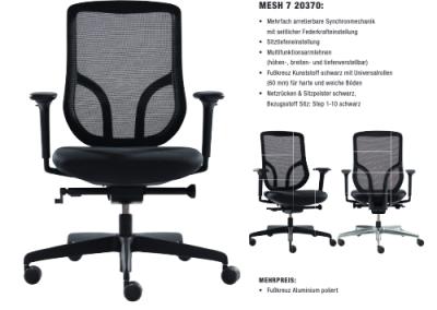 Flyer Bürostuhl „SIMPLE NET