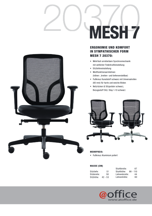 Flyer Bürostuhl „SIMPLE NET